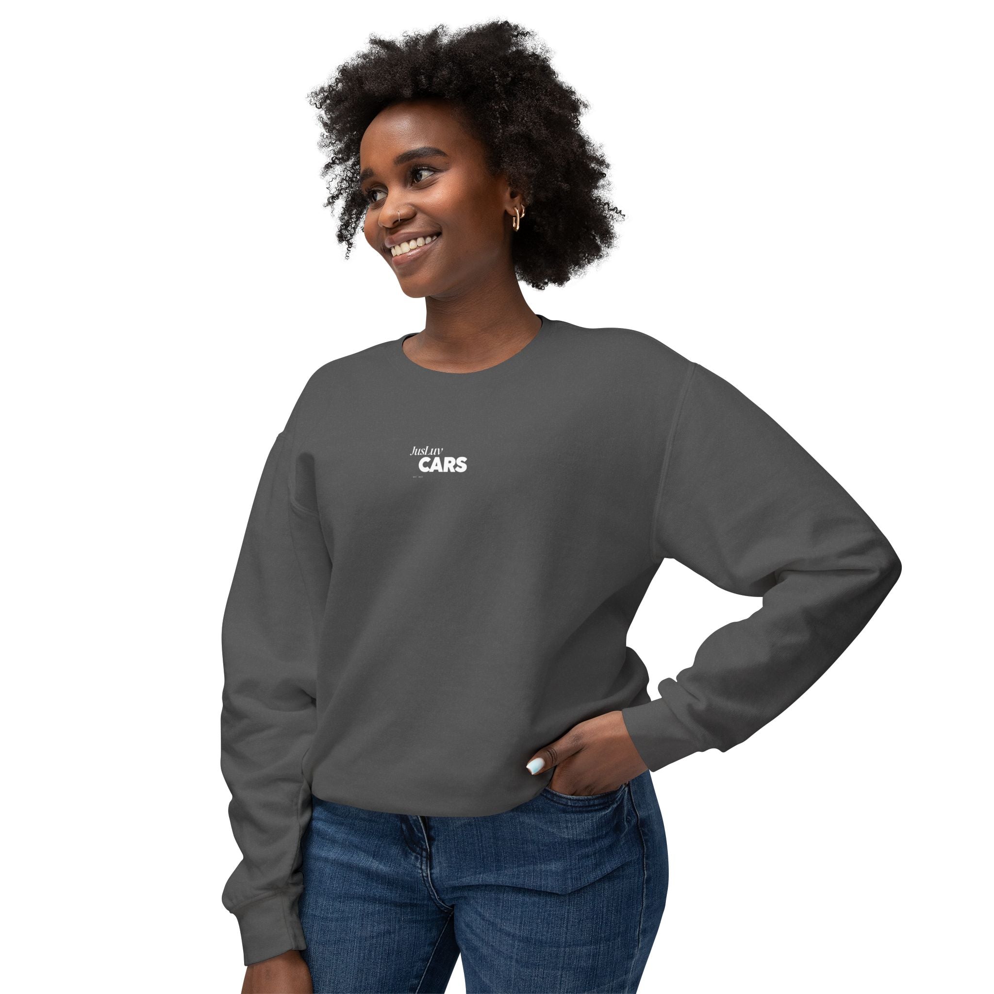 JusLuvCars Essential Crewneck